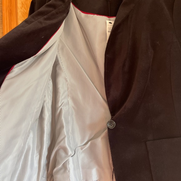 UNWORN Talbots Women's Elegant Black Velvet Blazer - Picture 4 of 4
